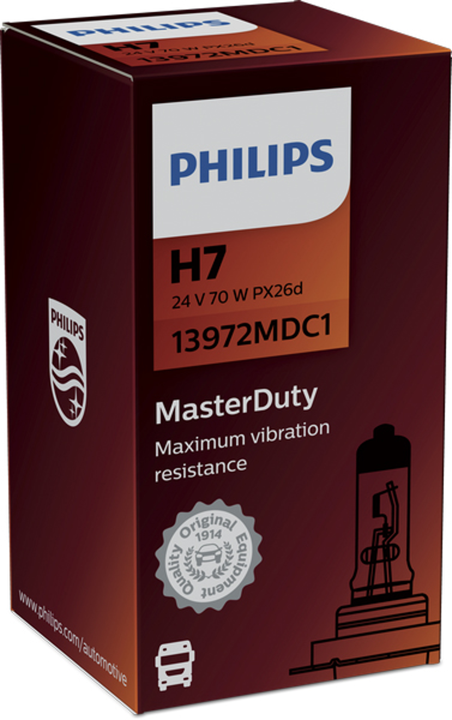 Лампа галогенная для грузовых автомобилей PHILIPS 13972MDC1