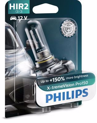 Лампа накаливания фары дальнего света PHILIPS 9012XVPB1