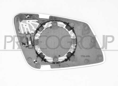 BM0287514_стекло зеркала лев. с подогр. асферич.!\ BMW F30/F31 11-14 PRASCO BM0287514