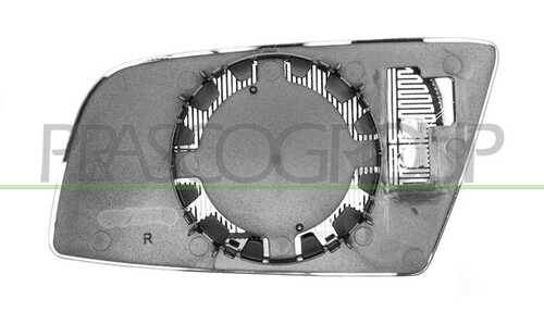 BM0467523_стекло зеркала прав. с подогр. асферич.! голубое\ BMW E60/E61 03-07 PRASCO BM0467523