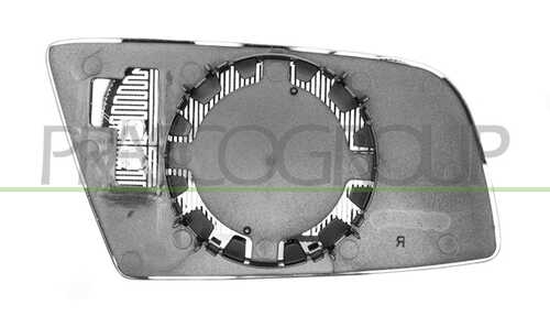 BM0467524_стекло зеркала лев. с подогр. асферич.! голубое\ BMW E60/E61 03-07 PRASCO BM0467524