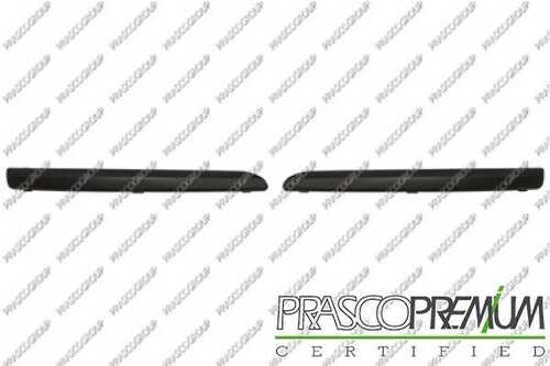 Fd1091200 молдинг бампера передний левый + правый черн. PRASCO FD1091200