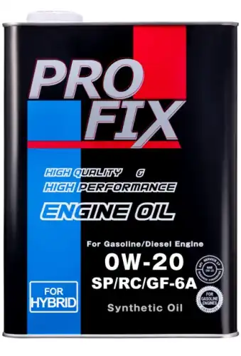 SP0W20C PROFIX Масло моторное синтетическое 4л - Engine Oil 0W20 SP/GF-6