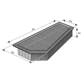 Фото 1 A1383 PURFLUX Фильтр воздушный