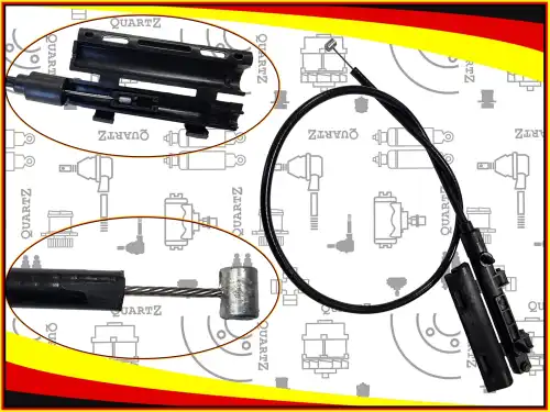 QZ51238190754_Трос замка капота QUARTZ QZ51238190754