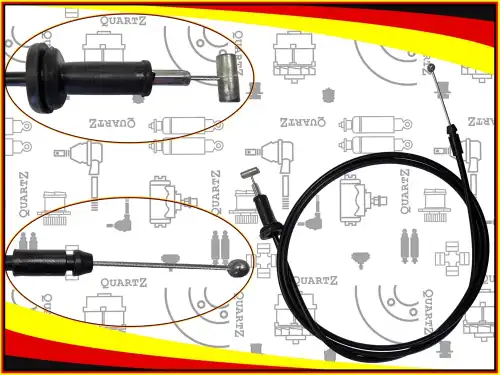 QZ811904X000_Трос замка капота задний QUARTZ QZ811904X000