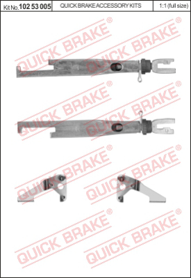 Саморегулятор тормозных колодок QUICK BRAKE 10253005