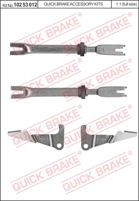 Саморегулятор тормозных колодок QUICK BRAKE 10253012