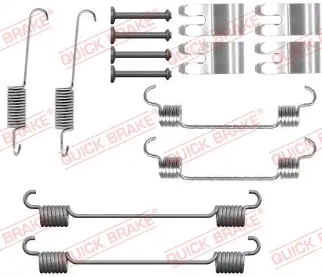Монтажный комплект тормозных колодок QUICK BRAKE 105-0076