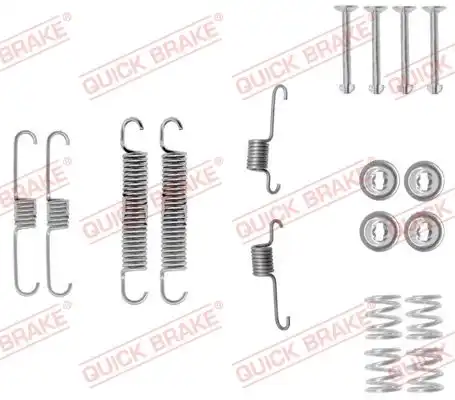 Монтажный комплект барабанных колодок QUICK BRAKE 1050012