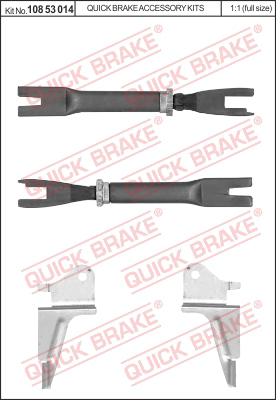 Саморегулятор тормозных колодок QUICK BRAKE 10853014