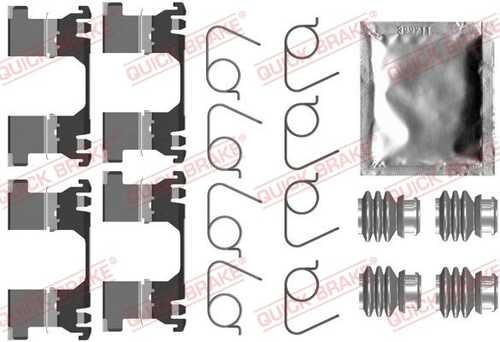 Комплектующие колодок дискового тормоза QUICK BRAKE 109-0091