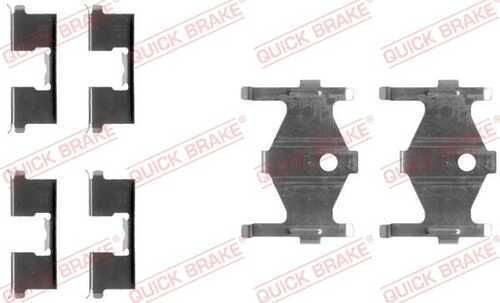 109-1185 QUICK BRAKE Комплектующие, колодки дискового тормоза