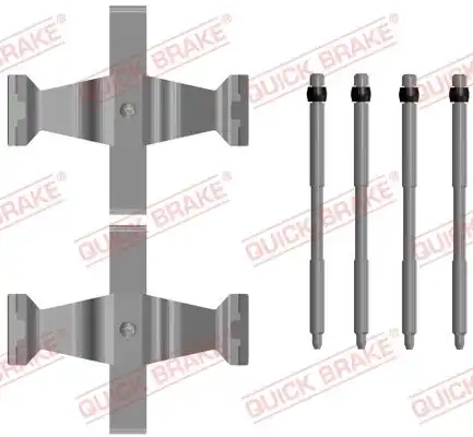 Колодки тормозные дисковые комплект QUICK BRAKE 1090109