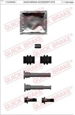 Комплект направляющей гильзы QUICK BRAKE 113-0033X