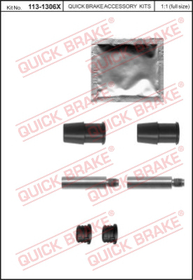 113-1306X QUICK BRAKE Комплект направляющей гильзы