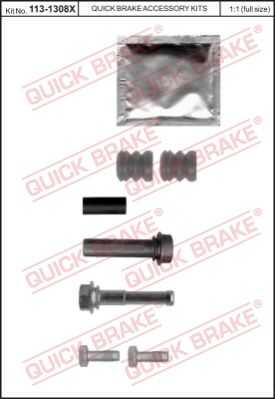 113-1308X QUICK BRAKE Комплект направляющей гильзы