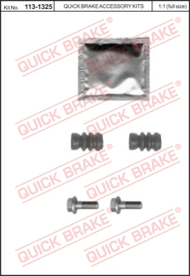 Ремкомплект крепежа суппорта QUICK BRAKE 113-1325