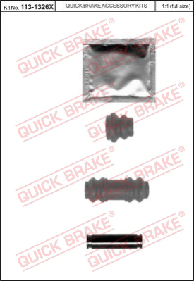 Комплект направляющей гильзы QUICK BRAKE 113-1326X