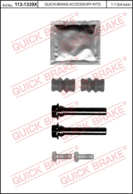 113-1339X QUICK BRAKE Комплект направляющей гильзы