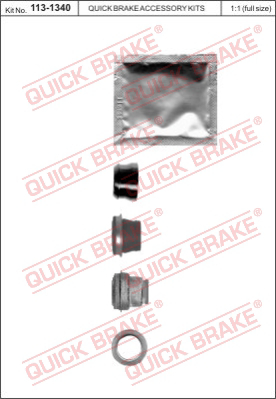 Комплект принадлежностей тормо QUICK BRAKE 113-1340