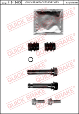 Комплект направляющей гильзы QUICK BRAKE 113-1341X