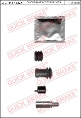 113-1342X QUICK BRAKE Комплект направляющей гильзы