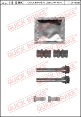 113-1346X QUICK BRAKE Комплект направляющей гильзы