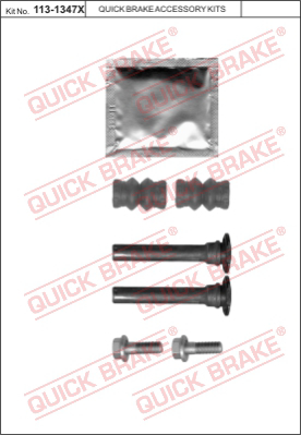 Комплект направляющей гильзы QUICK BRAKE 113-1347X