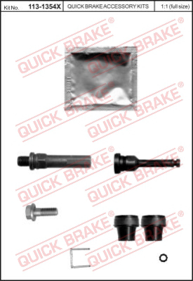 113-1354X QUICK BRAKE Комплект направляющей гильзы