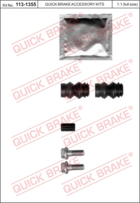 Комплект принадлежностей тормо QUICK BRAKE 113-1355