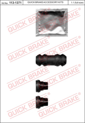 113-1371 QUICK BRAKE Комплект направляющей гильзы