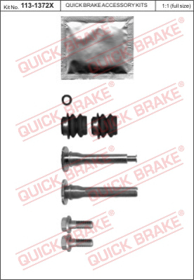 Ремкомплект крепежа суппорта QUICK BRAKE 113-1372X