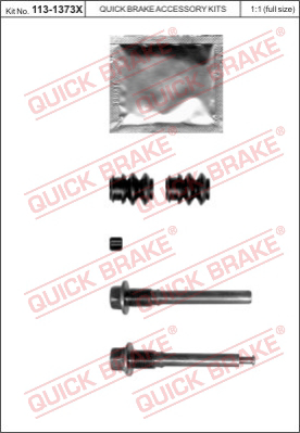 113-1373X QUICK BRAKE Ремкомплект крепежа суппорта