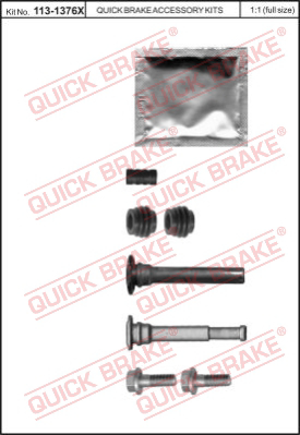 Комплект направляющей гильзы QUICK BRAKE 113-1376X