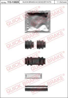 Комплект направляющей гильзы QUICK BRAKE 113-1382X