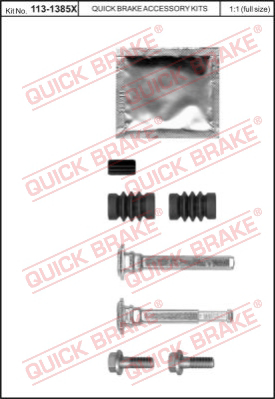 Комплект направляющей гильзы QUICK BRAKE 113-1385X