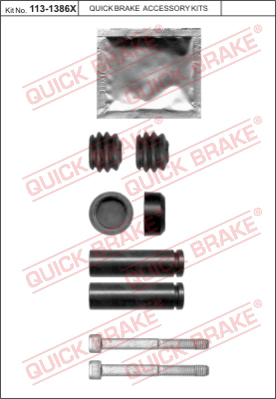 113-1386X QUICK BRAKE Комплект направляющей гильзы