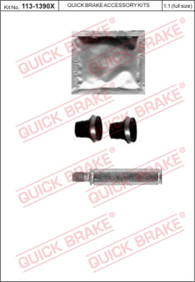 Комплект направляющей гильзы QUICK BRAKE 113-1390X