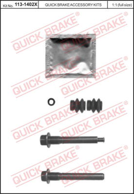 113-1402X QUICK BRAKE Комплект направляющей гильзы