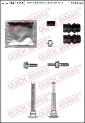 Комплект направляющей гильзы QUICK BRAKE 113-1414X