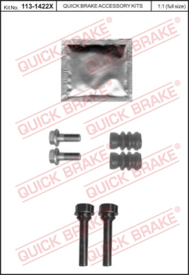 113-1422X QUICK BRAKE Комплект направляющей гильзы