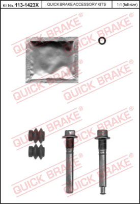 113-1423X QUICK BRAKE Комплект направляющей гильзы