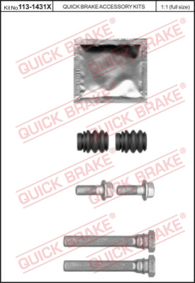 113-1431X QUICK BRAKE Комплект направляющей гильзы