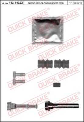Комплект принадлежностей тормо QUICK BRAKE 113-1432