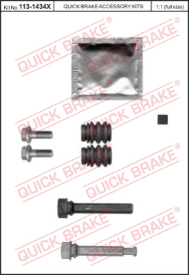 Комплект направляющей гильзы QUICK BRAKE 113-1434X