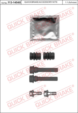 113-1454X QUICK BRAKE Комплект направляющей гильзы