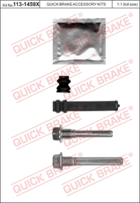 Комплект направляющей гильзы QUICK BRAKE 113-1459X