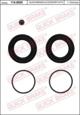 Ремкомплект тормозного суппорта QUICK BRAKE 114-0005