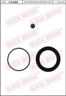 Ремкомплект тормозного суппорта QUICK BRAKE 114-0068